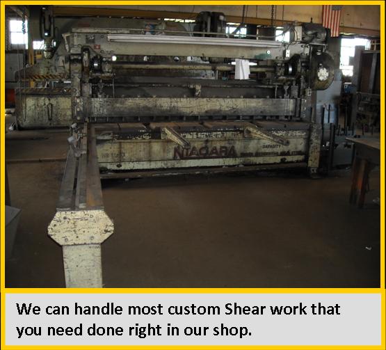 Custom 10' shear available